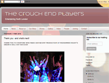 Tablet Screenshot of crouchendplayers.blogspot.com