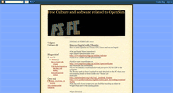 Desktop Screenshot of freecultureopensim.blogspot.com