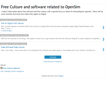 Tablet Screenshot of freecultureopensim.blogspot.com