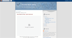 Desktop Screenshot of favemusiconline.blogspot.com
