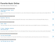 Tablet Screenshot of favemusiconline.blogspot.com