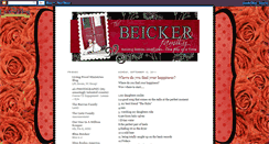 Desktop Screenshot of beickerfamily.blogspot.com