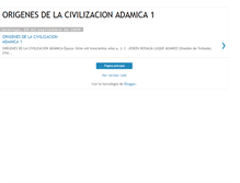 Tablet Screenshot of civilizacionadamica1.blogspot.com