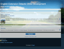 Tablet Screenshot of englishextensiondidacticunits.blogspot.com