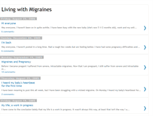 Tablet Screenshot of liviingwithmigraines.blogspot.com