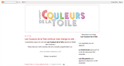 Desktop Screenshot of les-couleurs-de-la-toile.blogspot.com