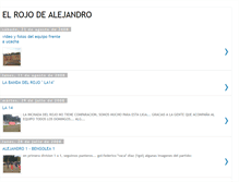 Tablet Screenshot of elrojodealejandro.blogspot.com