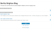 Tablet Screenshot of berlitzbrightonblog.blogspot.com