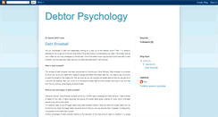 Desktop Screenshot of debtorpsychology.blogspot.com