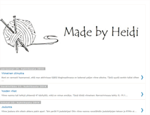 Tablet Screenshot of made-by-heidi.blogspot.com