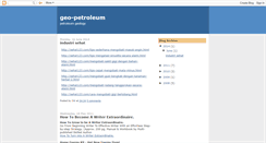 Desktop Screenshot of geo-petroleum.blogspot.com