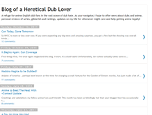 Tablet Screenshot of hereticaldublover.blogspot.com
