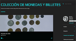 Desktop Screenshot of coleccionmonedaybillete.blogspot.com