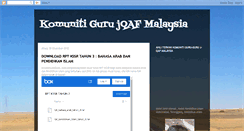 Desktop Screenshot of jqaf-komuniti.blogspot.com