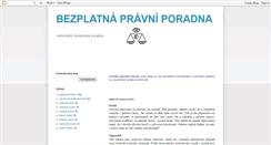 Desktop Screenshot of bezplatnapravniporadna.blogspot.com