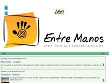 Tablet Screenshot of entre-manos.blogspot.com