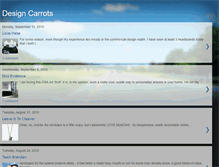 Tablet Screenshot of designcarrots.blogspot.com