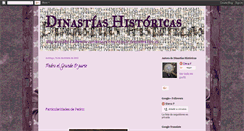 Desktop Screenshot of dinastiashistoricas.blogspot.com