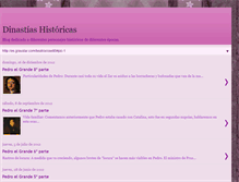 Tablet Screenshot of dinastiashistoricas.blogspot.com