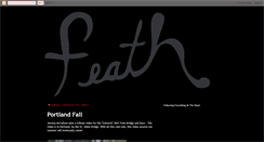 Desktop Screenshot of feathclothing.blogspot.com