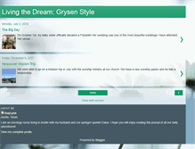 Tablet Screenshot of livingthegrysendream.blogspot.com