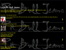 Tablet Screenshot of lojapitbulljeans.blogspot.com