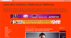 Desktop Screenshot of gosippokerdominoonline.blogspot.com