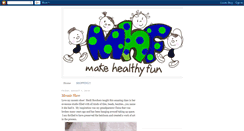 Desktop Screenshot of makehealthyfun.blogspot.com