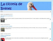 Tablet Screenshot of laciconiadebrenes.blogspot.com