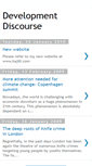 Mobile Screenshot of developmentdiscourse.blogspot.com