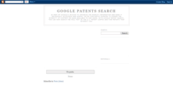 Desktop Screenshot of google-patent.blogspot.com