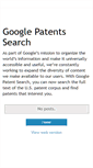 Mobile Screenshot of google-patent.blogspot.com