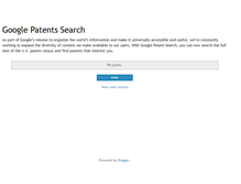 Tablet Screenshot of google-patent.blogspot.com