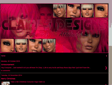 Tablet Screenshot of claires-designs.blogspot.com