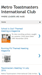Mobile Screenshot of metrotoastmastersclub.blogspot.com