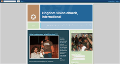 Desktop Screenshot of kingdomvisionchurch.blogspot.com