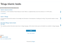 Tablet Screenshot of islamicresourcecentre.blogspot.com