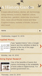 Mobile Screenshot of ahistorygarden.blogspot.com