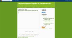 Desktop Screenshot of ben10izlebentenizle.blogspot.com