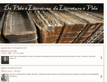 Tablet Screenshot of literaturaparavida.blogspot.com