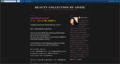 Desktop Screenshot of beautyandie.blogspot.com