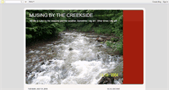 Desktop Screenshot of musingsbythecreekside.blogspot.com