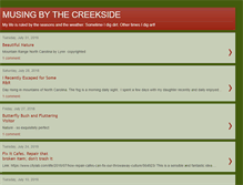 Tablet Screenshot of musingsbythecreekside.blogspot.com