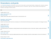 Tablet Screenshot of greensboro-junkyards.blogspot.com
