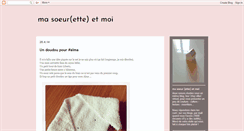 Desktop Screenshot of masoeuretteetmoi.blogspot.com