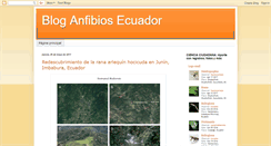 Desktop Screenshot of anfibiosecuador.blogspot.com