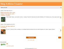 Tablet Screenshot of anfibiosecuador.blogspot.com