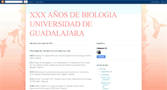 Desktop Screenshot of 30aniversariobiologiaudeg.blogspot.com