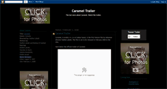 Desktop Screenshot of caramel--trailer.blogspot.com