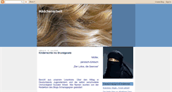 Desktop Screenshot of maedchenarbeit.blogspot.com
